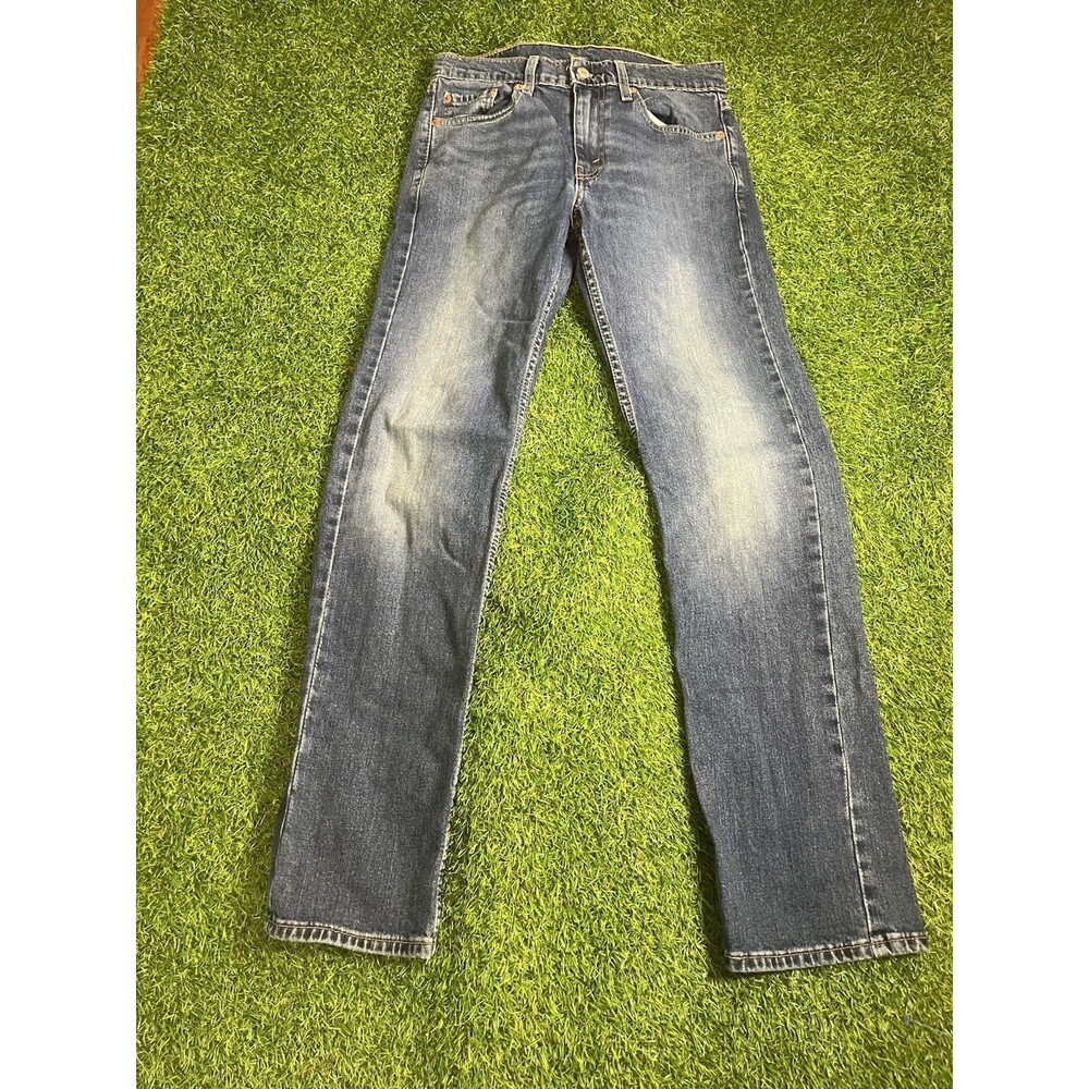 Levis 514 Slim Straight Men’s Jeans 30 X 32 Pockets Denim Blue Medium Wash